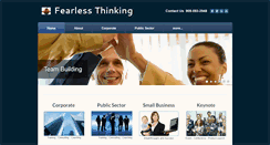 Desktop Screenshot of fearlessthinking.com